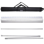 33"x79" Roll Up Retractable Aluminum Banner Stand