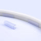DELight 50 Pieces 1/2" PVC Channel Mounting Flex Neon Lights