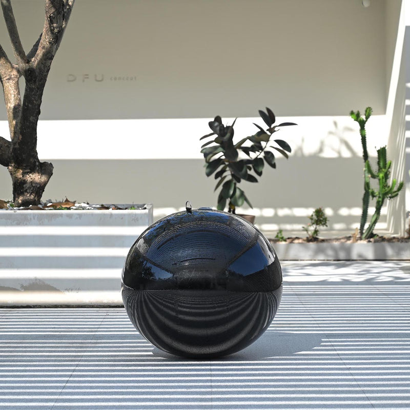 Giant Inflatable Mirror Ball in Iridescent, Gold, Silver, Black