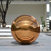 Giant Inflatable Mirror Ball in Iridescent, Gold, Silver, Black