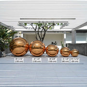 TheDisplayOutlet Giant Inflatable Mirror Ball in Iridescent, Gold, Silver, Black Image