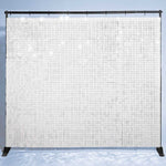 10x8ft Heavy Duty Shimmer Wall Backdrop with Frame