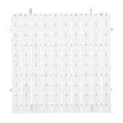 TheDisplayOutlet 10x8ft Heavy Duty Shimmer Wall Backdrop with Frame, White Image