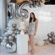 10x8ft Heavy Duty Shimmer Wall Backdrop with Frame
