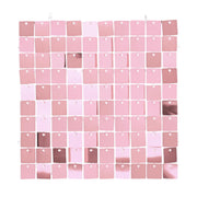 TheDisplayOutlet 10x8ft Heavy Duty Shimmer Wall Backdrop with Frame, Pink Image