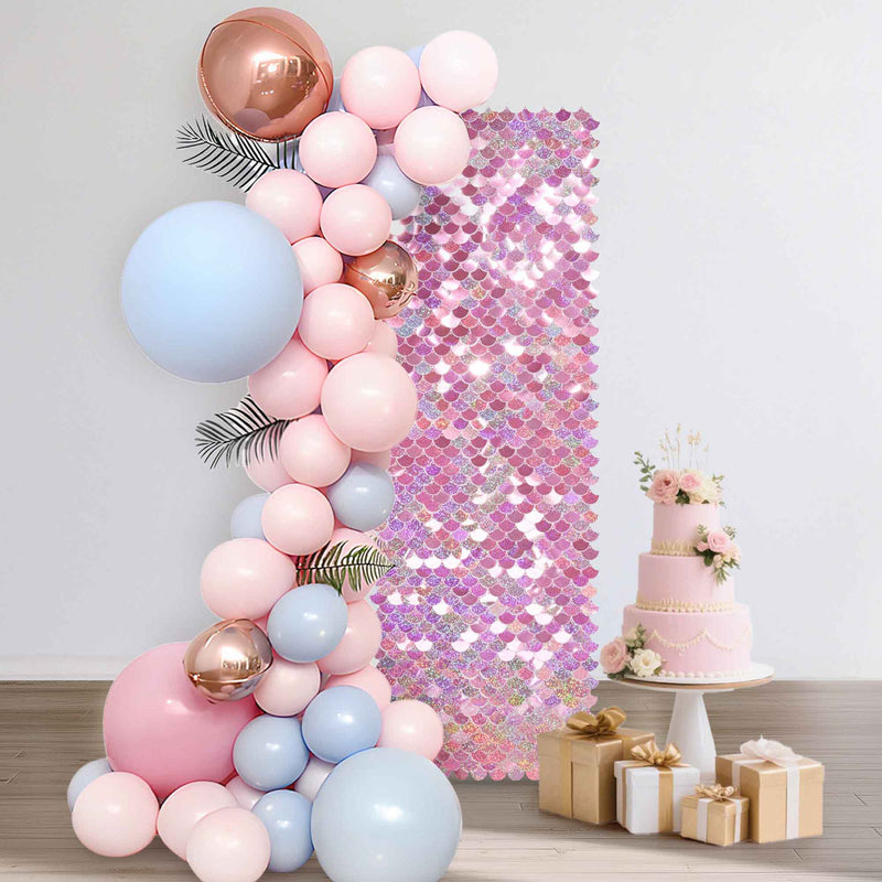 Arched Sequin Shimmer Wall Decorative Signs Tradeshow Backdrop