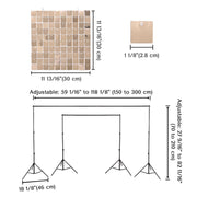 10x7ft Shimmer Wall Backdrop Stand Kit Trade Show Photo Booth