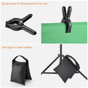 10x7ft Shimmer Wall Backdrop Stand Kit Trade Show Photo Booth