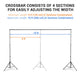 10x7ft Shimmer Wall Backdrop Stand Kit Trade Show Photo Booth