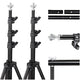 10x8.5ft Shimmer Wall Backdrop Stand Kit Trade Show Photo Booth