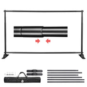 10x8ft Heavy Duty Shimmer Wall Backdrop with Frame