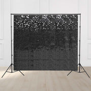 TheDisplayOutlet 10x8.5ft Shimmer Wall Backdrop Stand Kit Trade Show Photo Booth, Black Image