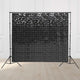 TheDisplayOutlet 10x8.5ft Shimmer Wall Backdrop Stand Kit Trade Show Photo Booth, Black Image