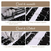 10x8.5ft Shimmer Wall Backdrop Stand Kit Trade Show Photo Booth