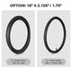 TheDisplayOutlet 3ct. Replacement Bicycle Tires & Tubes for 16"-24" Wheel, 18x2.125 Image