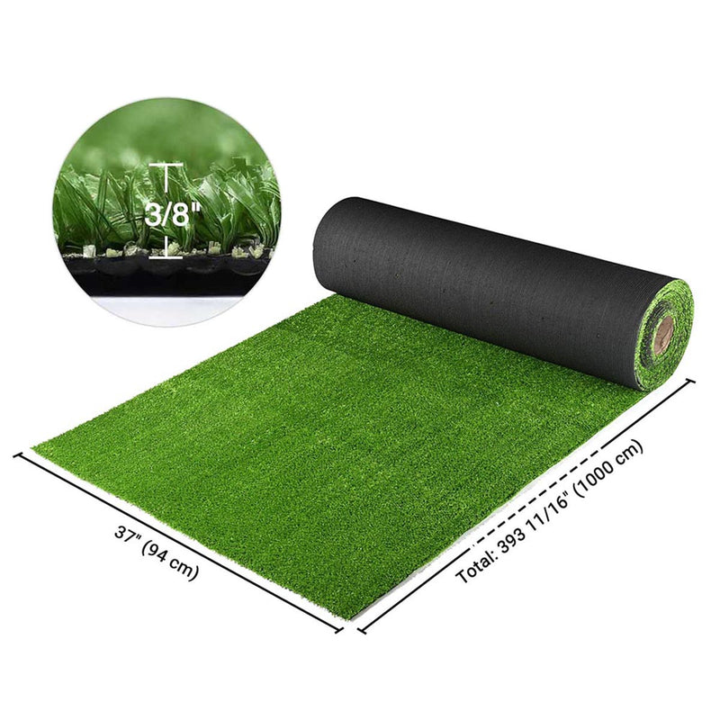 Green Indoor Outdoor Grass Carpet Roll 3/8