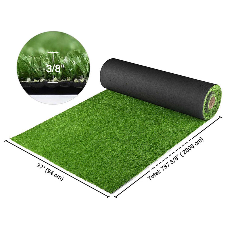 Artificial Turf Rolls for Playground Backyard 3/8