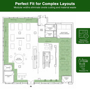 TheDisplayOutlet Exhibition Turf for Car Shows, Trade Show Booths 3/8" Pile Image