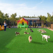 TheDisplayOutlet Green Indoor Outdoor Grass Carpet Roll 3/8" Pile Height Image