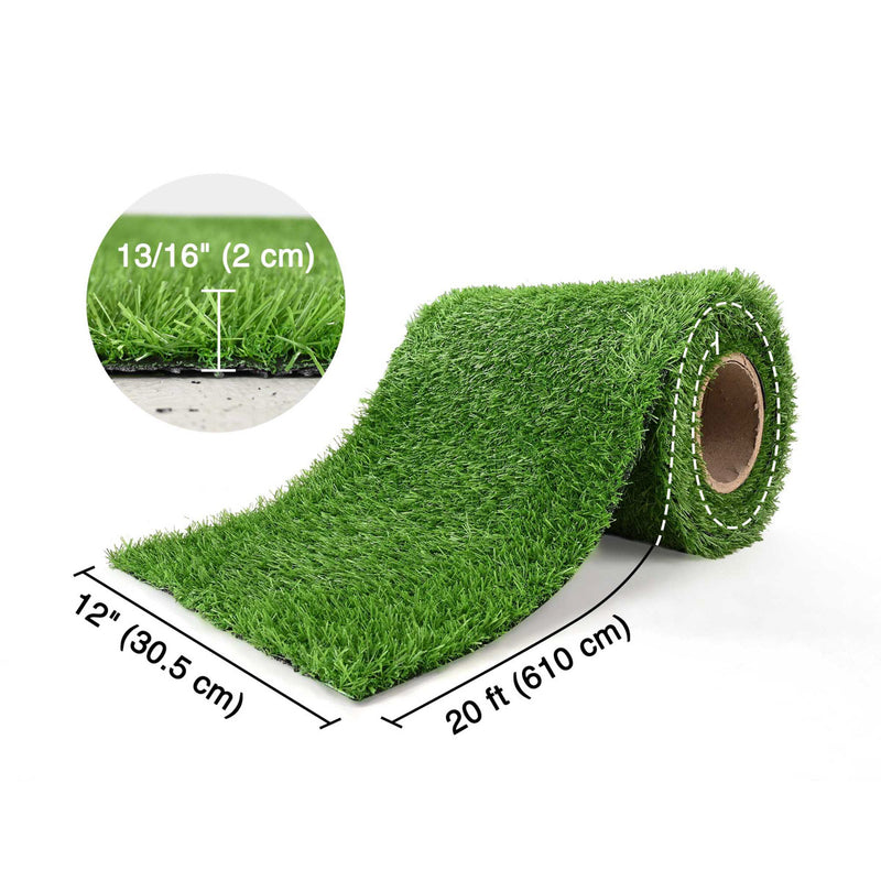 Artificial Grass Turf Strips for Pavers Driveway Yard 13/16