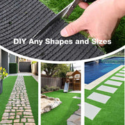 Artificial Grass Turf Strips for Pavers Driveway Yard 13/16" Pile