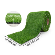 Artificial Turf Rolls for Playground Backyard 13/16" Pile Height