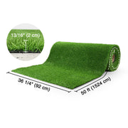 Artificial Turf Rolls for Playground Backyard 13/16" Pile Height