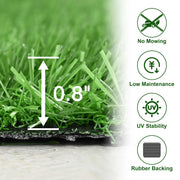 TheDisplayOutlet Artificial Turf Rolls 0.8" Indoor Outdoor Grass Image