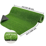 TheDisplayOutlet Artificial Turf Rolls 0.8" Indoor Outdoor Grass, 4x33ft Image