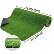 TheDisplayOutlet Artificial Turf Rolls 0.8" Indoor Outdoor Grass, 4x50ft Image