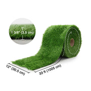 TheDisplayOutlet Artificial Turf Rolls for Playground Backyard 1 3/8" Pile Height, 1x33ft Image