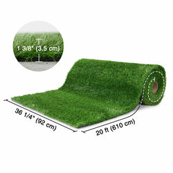 Artificial Turf Rolls for Playground Backyard 1 3/8