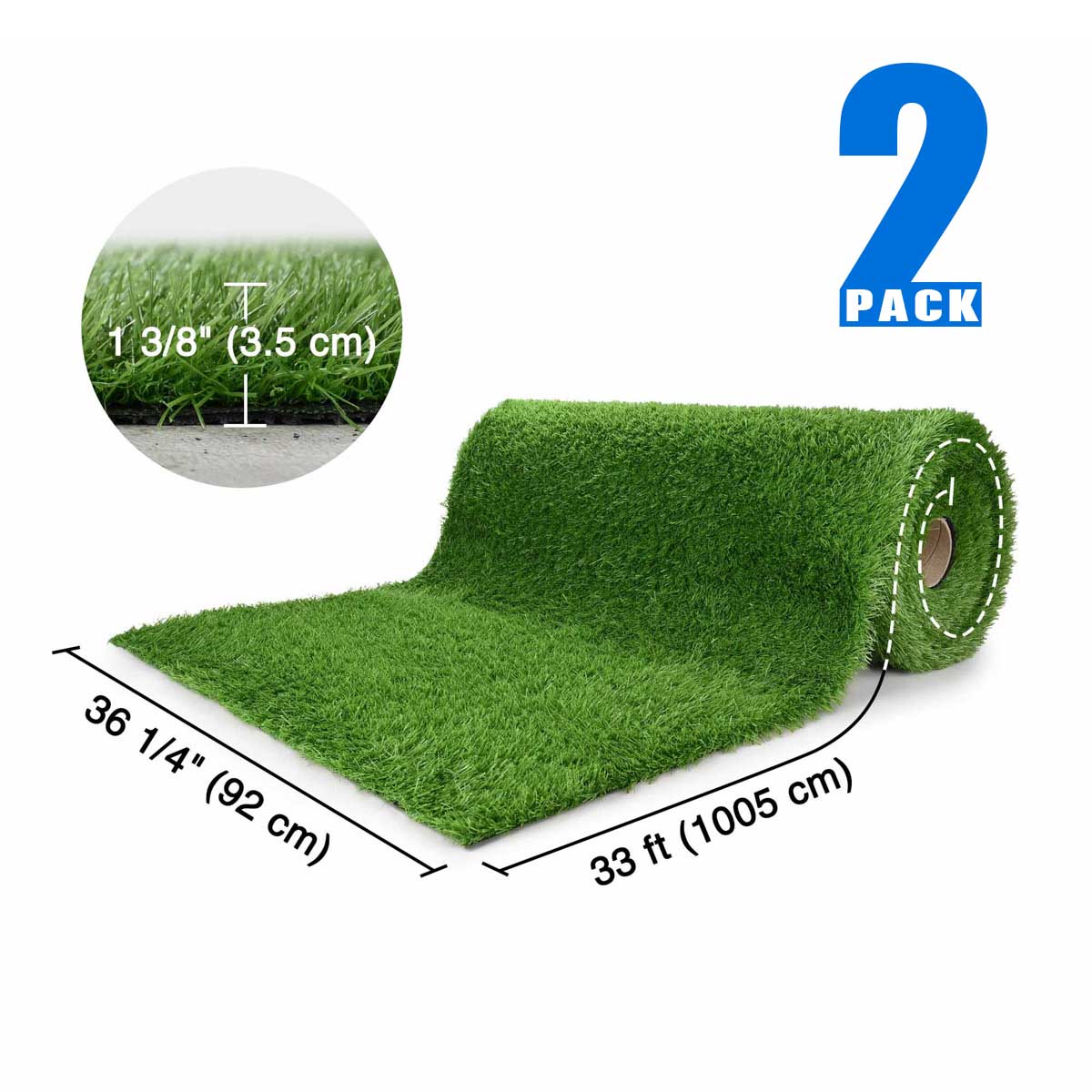Artificial Gym Turf for Sled Workouts Agility (1 3/8