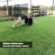 TheDisplayOutlet Artificial Gym Turf for Sled Workouts & Agility (1 3/8"H Pile) Image