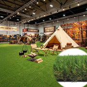 TheDisplayOutlet Event Turf Multi-Tone & Tan Thatch for Expos, Booth Flooring 1 3/8" Image