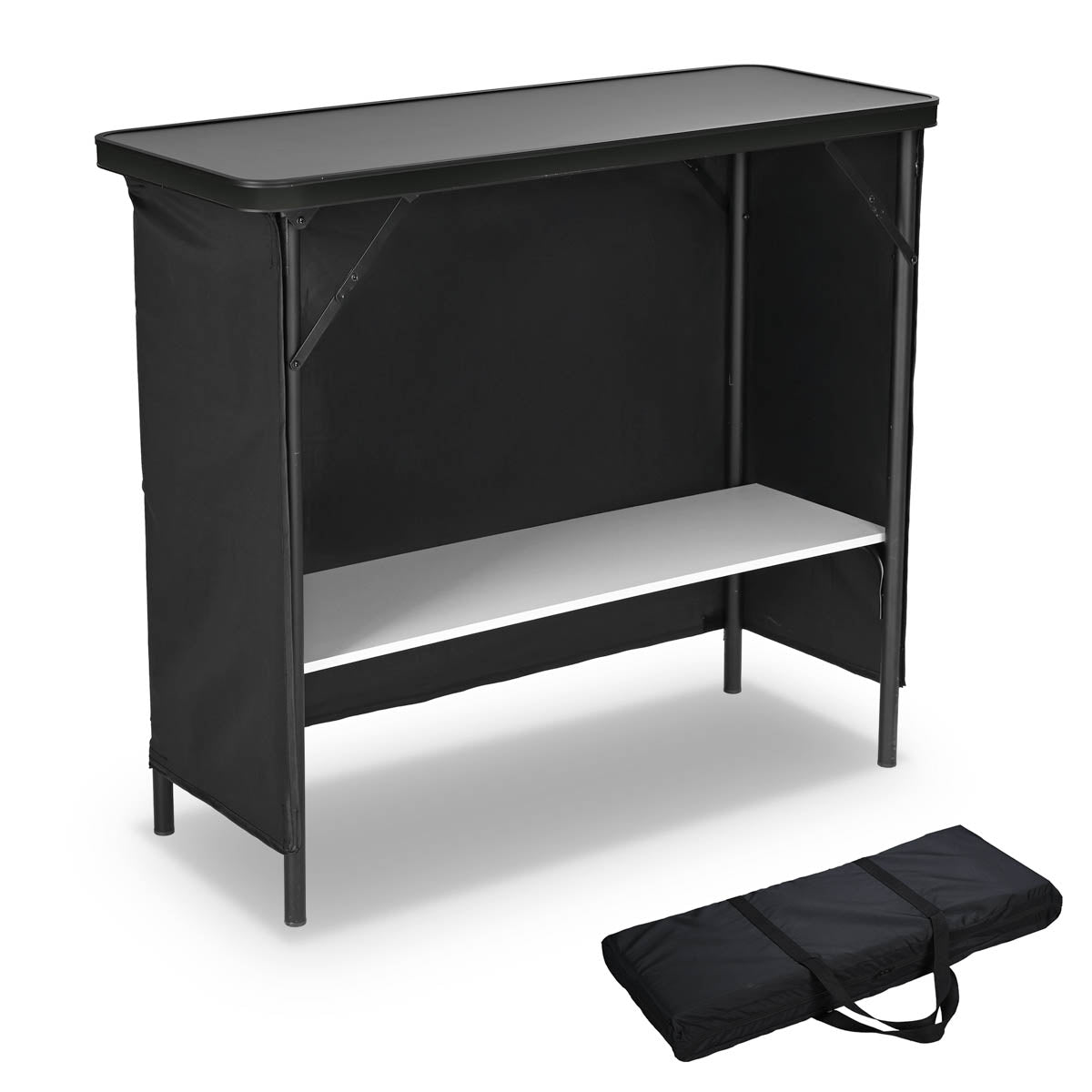 BAR COUNTER TABLE SMBT×NTF Portable Folding Bar Counter Table with Storage