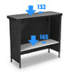 TheDisplayOutlet Portable Folding Bar Counter Table with Storage Image