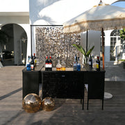 TheDisplayOutlet Portable Folding Bar Counter Table with Storage Image