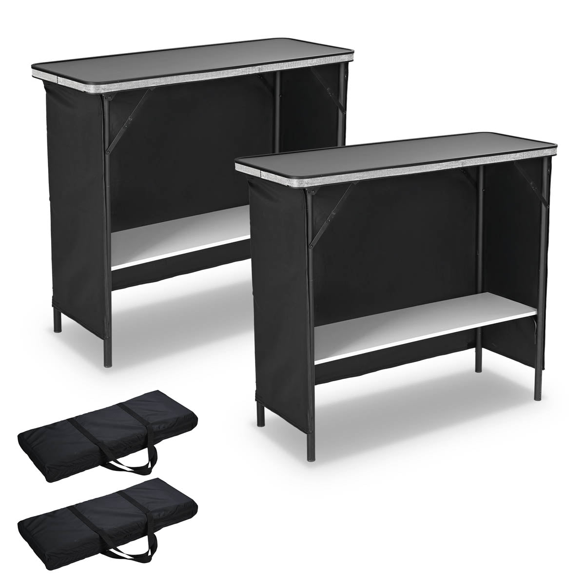 ソマビト　THE BAR COUNTER TABLE Portable Folding Bar Counter Table with Storage