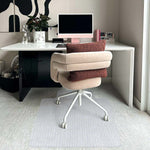 36" x 48" Studded Chair Mat for Low Pile Carpet with Lip - 1/8" Thick