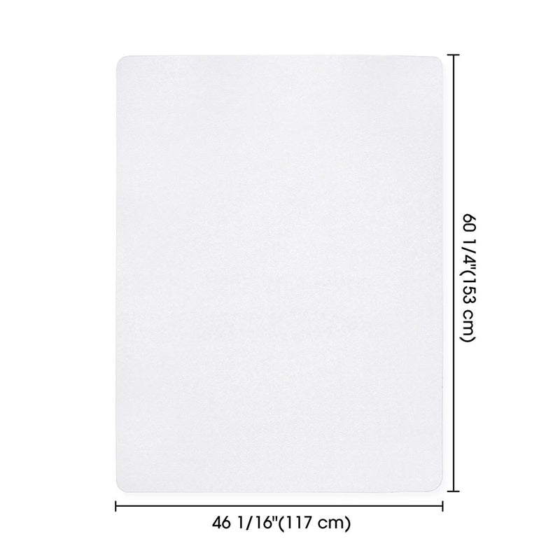 60" x 46" Clear Chair Mat for Hardwood Floors