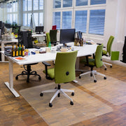 60" x 46" Clear Chair Mat for Hardwood Floors