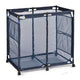 Large Pool Storage Bin Mesh Basket with Casters 37x24x35