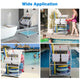 TheDisplayOutlet Pool Towel Holder Free Standing Beach Towel Rack Image