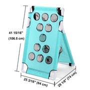 TheDisplayOutlet Pool Cornhole Toss Board (12 Holes) Throwing Yard Game Image