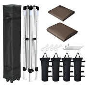 TheDisplayOutlet Pop Up Canopy with Vent & Sidewall 10'x10' Image
