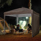 TheDisplayOutlet Pop Up Canopy with Vent & Sidewall 10'x10' Image