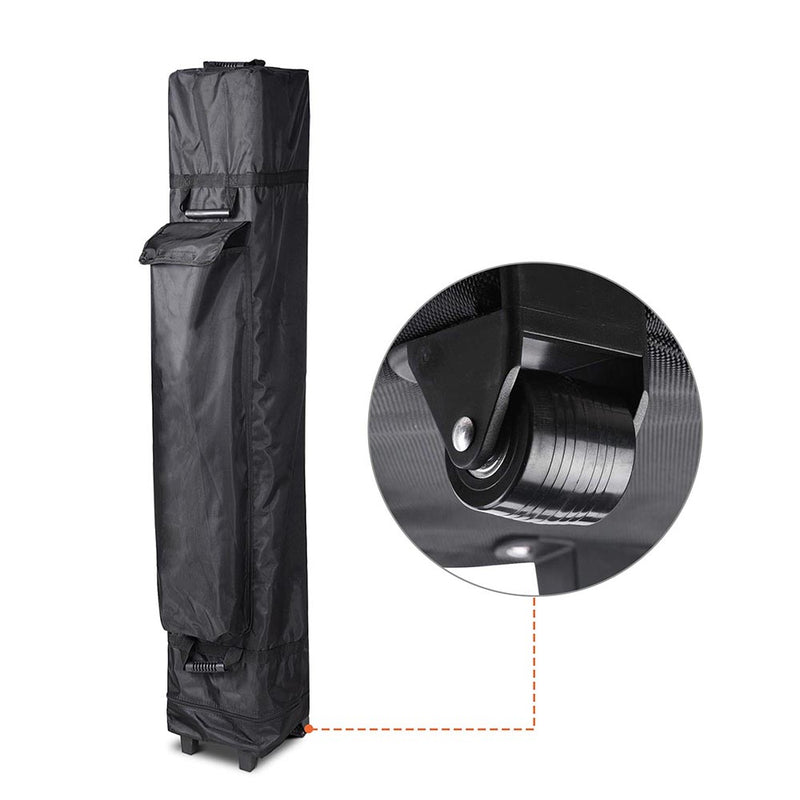 InstaHibit 10x10 Canopy Rolling Storage Bag w/ Handles 11x11x63