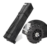 InstaHibit 10x10 Canopy Rolling Storage Bag w/ Handles 11x11x63"