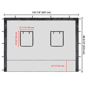 Netting Mesh Sidewalls for 10x10 Pop Up Canopy